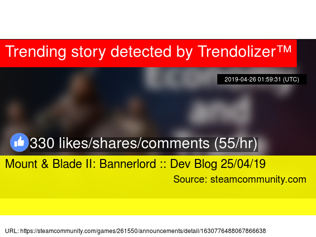 Mount Amp Blade Ii Bannerlord Dev Blog 25 04 19