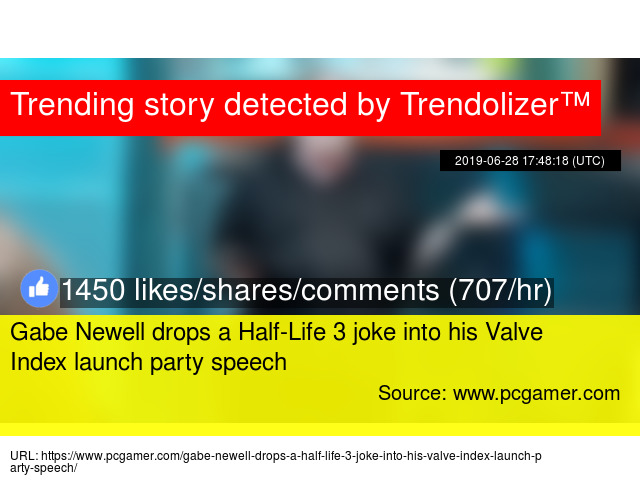 Gabe Newell Drops A Half Life 3 Joke Into His Valve Index Launch