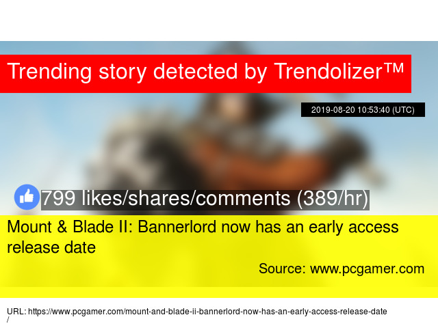 Mount Amp Blade Ii Bannerlord Now Has An Early Access Release Date
